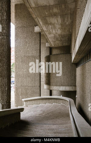 The Government Service Center Building, Boston, Massachusetts, by Paul Rudolph, 1962-71. Stock Photo