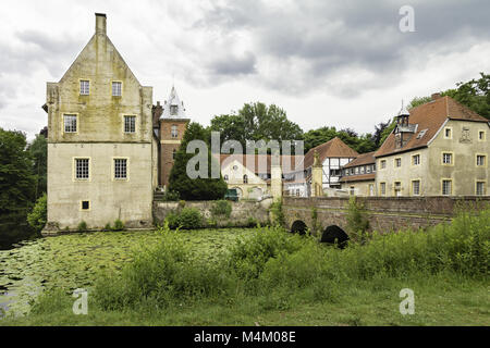 Water castle, Senden, North Rhine-Westphalia, Germany Stock Photo