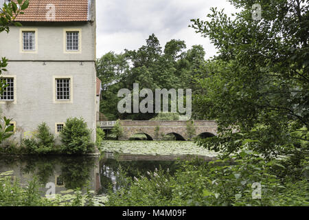 Water castle, Senden, North Rhine-Westphalia, Germany Stock Photo