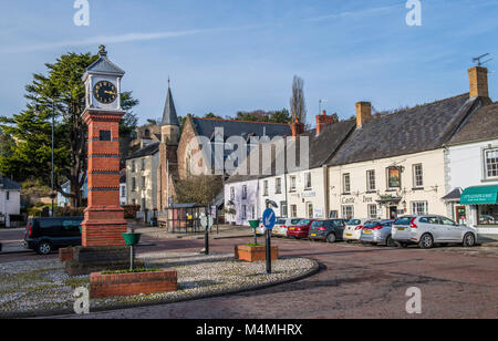 Twyn Square Usk Monmouthshire Stock Photo