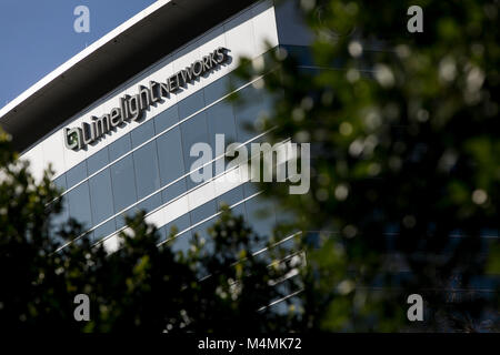 A logo sign outside of the headquarters of Limelight Networks in Tempe, Arizona, on February 3, 2018. Stock Photo