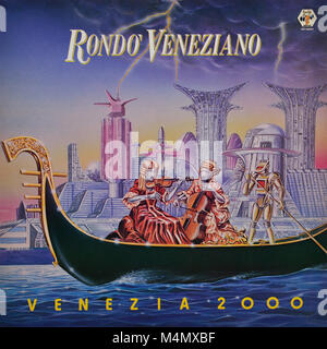 Rondò Veneziano - original vinyl album cover - Venezia 2000 - 1983 Stock Photo