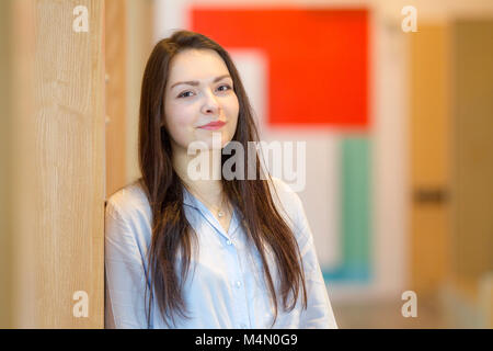 students and young adults studying and socialising Stock Photo