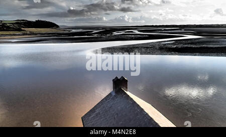 Dylan Thomas's Boat House at sunrise  (1914-1953) lived at the Boathouse in Laugharne for the last four years of his life