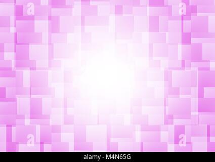 Abstract geometric overlap background modern design purple and white color, Vector illustration with copy space Stock Vector