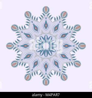 Vector hand drawn Mandala art. Abstract pattern. Vintage decorative Asian, Islam, Indian, Arabic, Turkish, Aztec elements. Coloring page template for  Stock Vector