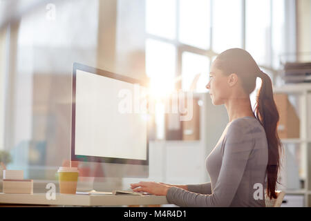 Woman in the net Stock Photo