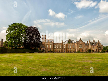 Newstead Abbey, previous home to the poet Lord Byron-set in the heart of Nottinghamshire, England. Stock Photo