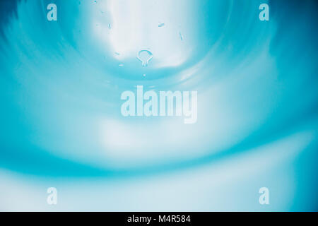 Abstract blue water slide with water drops for background, high resolution Stock Photo