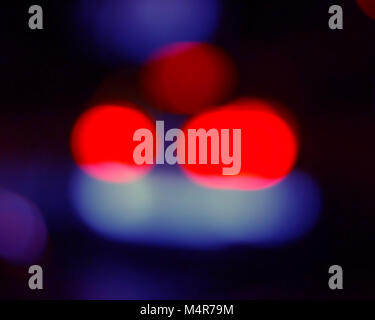 Light colored spots of the night city. Blurred background. Element of design. Book cover. Social networks. Web design. Stock Photo