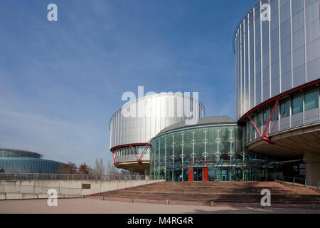 European Court of Justice for human rights, Strasbourg, Alsace, Bas-Rhin, France, Europe Stock Photo