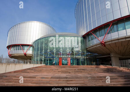 European Court of Justice for human rights, Strasbourg, Alsace, Bas-Rhin, France, Europe Stock Photo