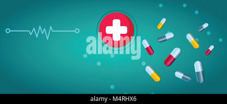 Medical Abstract Flayer Texture Background Stock Photo