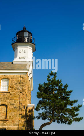 Sheffield Island Lighthouse   South Norwalk, Connecticut, USA Stock Photo