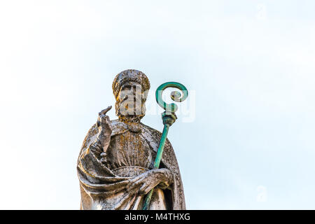 RAVENNA, ITALY - FEBRUARY 15, 2018: Saint Apollinaris was the first bishop of Ravenna in the 1st century A.D. Stock Photo