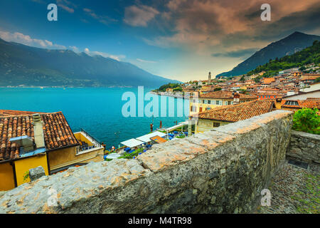 An Aerial View Of Malcesine And Lake Garda High-Res Stock Photo - Getty  Images