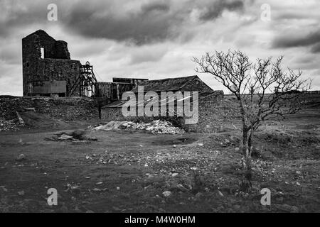 Magpie Mine in the Peak District Stock Photo