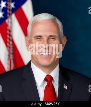 MIKE PENCE as 48th Vice President of the United States on 24 October 2017. Photo: D. Myles Cullen Stock Photo