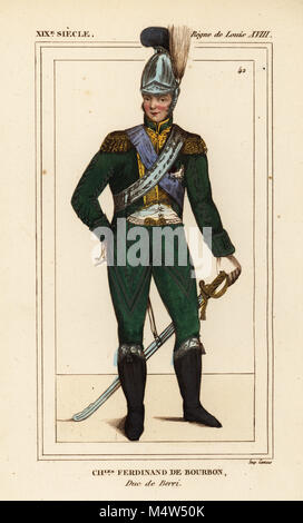 'Gardes-du-Corps de Monsieur', 1814. Artist: Eugene Titeux Stock Photo ...