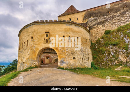 Rasnov Citadel in Romania Stock Photo