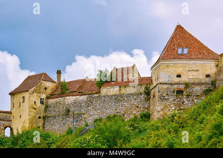 Rasnov Citadel in Romania Stock Photo