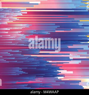 Abstract Fiber Optics Background  - Vector Illustration Stock Vector