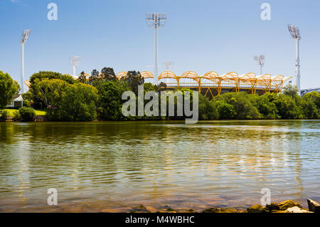 Carrara Stadium on the Gold Coast of Queensland getting ready for the 2018 Commonwealth Games. Stock Photo