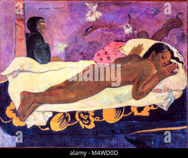 Paul Gauguin, Spirit of the Dead Watching 1892, Stock Photo