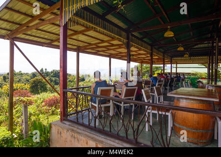 Nyaung Shwe: Red Mountain Estate, vineyard, restaurant, Inle Lake, Shan State, Myanmar (Burma) Stock Photo