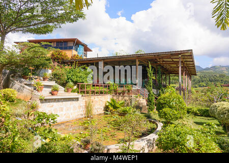 Nyaung Shwe: Red Mountain Estate, vineyard, restaurant, Inle Lake, Shan State, Myanmar (Burma) Stock Photo