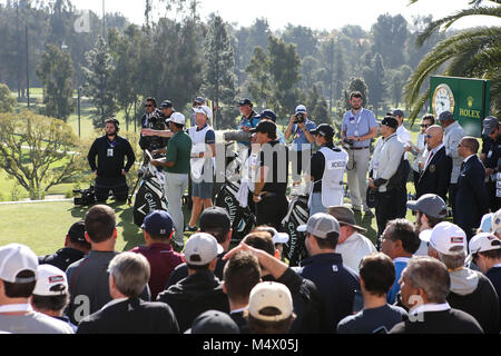 Los Angeles, CA, USA. 18th Feb, 2018. during final round of the Genesis Open at the Riviera Country Club in Los Angeles, Ca on February 18, 2018. Jevone Moore Credit: csm/Alamy Live News Stock Photo