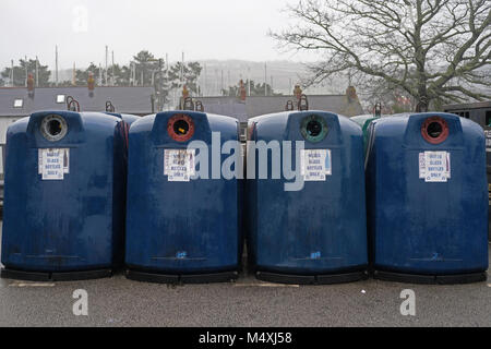 Glass recycling. Stock Photo