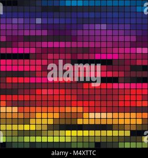 abstract square pixel mosaic background. abstract geometric mosaic background of squares. Vector Stock Vector