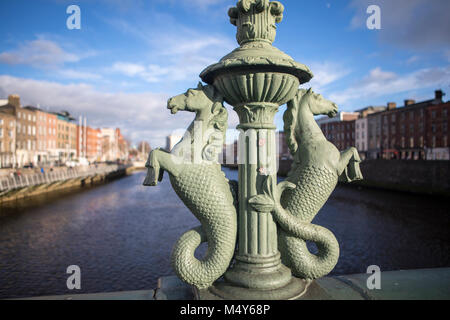 Grattan Bridge, formerly Essex Bridge, Dublin, Ireland Stock Photo