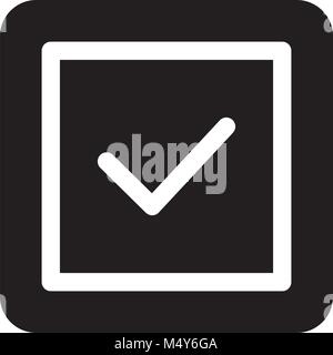 Valid icon sign Stock Vector
