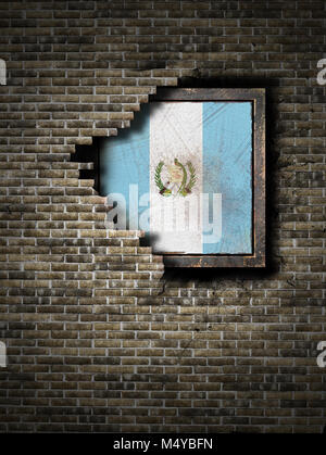 The flag of Guatemala on old and vintage grunge texture Stock Photo - Alamy