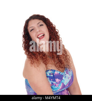 Laughing beautiful young woman. Stock Photo