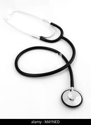 stethoscope and white background Stock Photo - Alamy