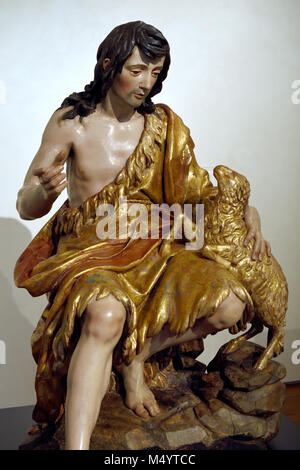 Saint John the Baptist 1634 Alonso Cano 1601-1667 master 17th, century,  Spain, Spanish, Stock Photo
