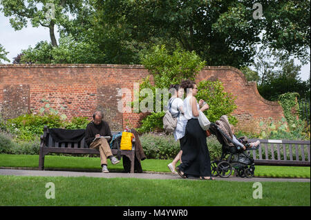 London, United Kingdom.  Waterlow park, Highgate. Stock Photo