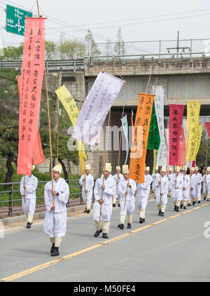 Tributes, South Korea Traditional events for the deceased Stock Photo