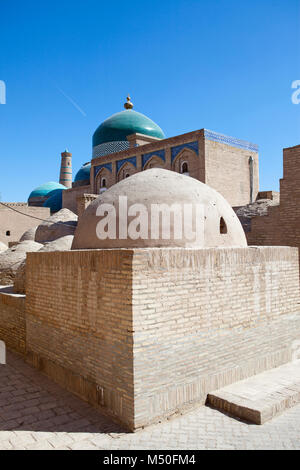 Ancient burials in the old city. Khiva. Uzbekistan Stock Photo
