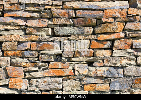 natural stone wall Stock Photo