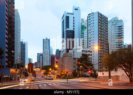 The wealthy neighborhood of Batel, Curitiba, Parana State, Brasil Stock Photo