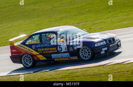 1997 BMW M3 Evo E36 with driver Colin Whitmore during the CSCC Modern Classics race at Snetterton Motor Circuit, Norfolk, UK. Stock Photo