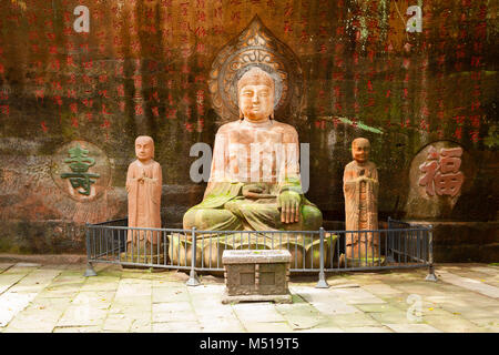 lingyun shan mountain leshan china Stock Photo