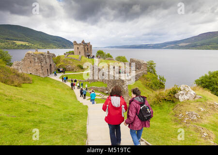 urquhart castle lockness scotland england Stock Photo