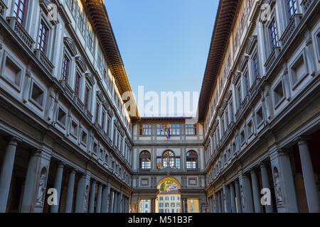 Gallery Uffizi in Florence - Italy Stock Photo