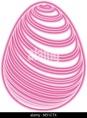 decorative easter egg ornament festive line Stock Vector