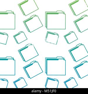 folder file document seamless pattern image Stock Vector